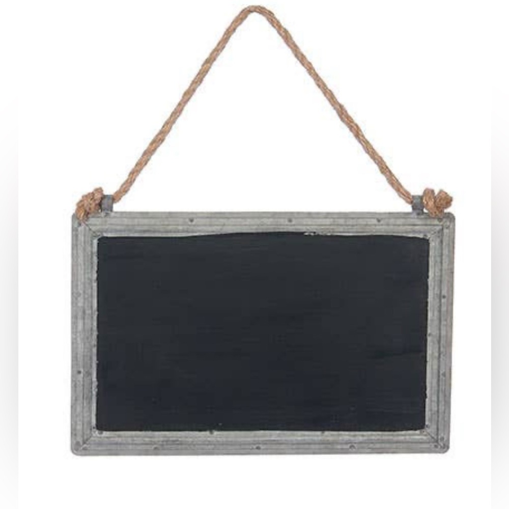 Rustic Hanging Chalkboard Sign
